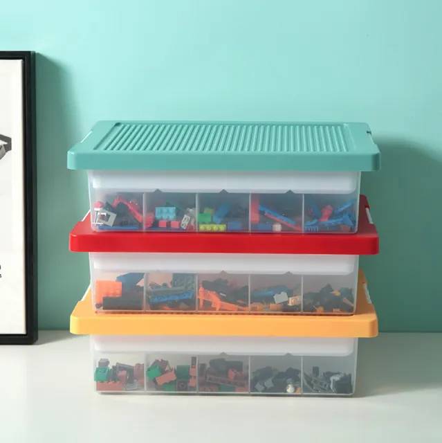 BRICK BOX: Lego storage box with stackable.