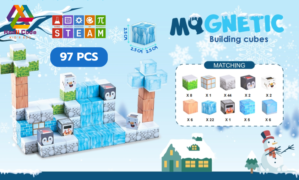 JXD-1262 ice 97PCS cube 2.5x2.5x2.5 cm - kodiicode