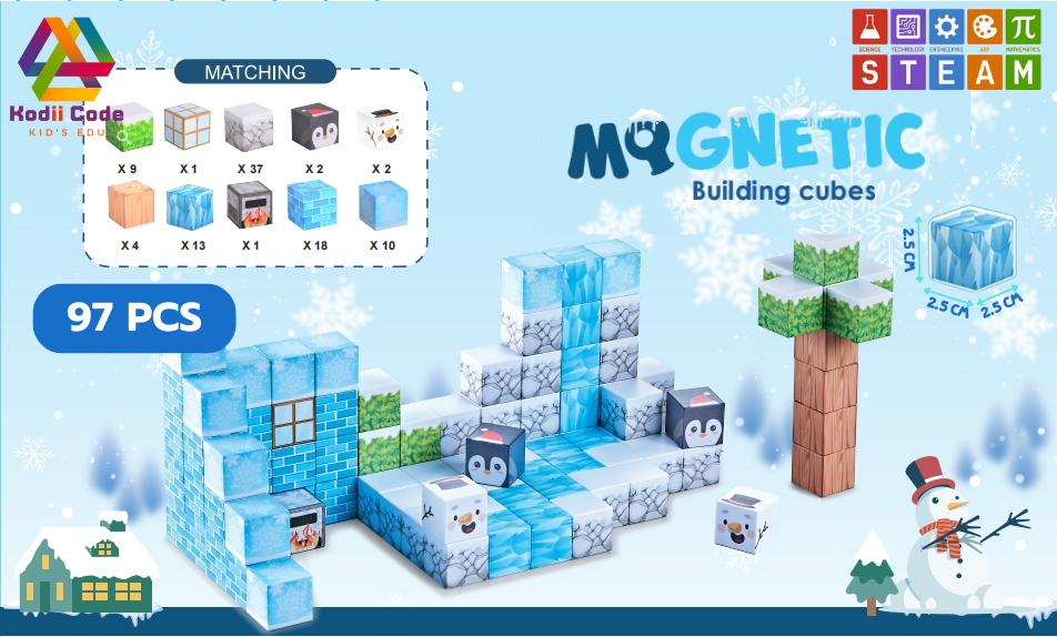JXD-1261 ice 97PCS cube 2.5x2.5x2.5 cm - kodiicode