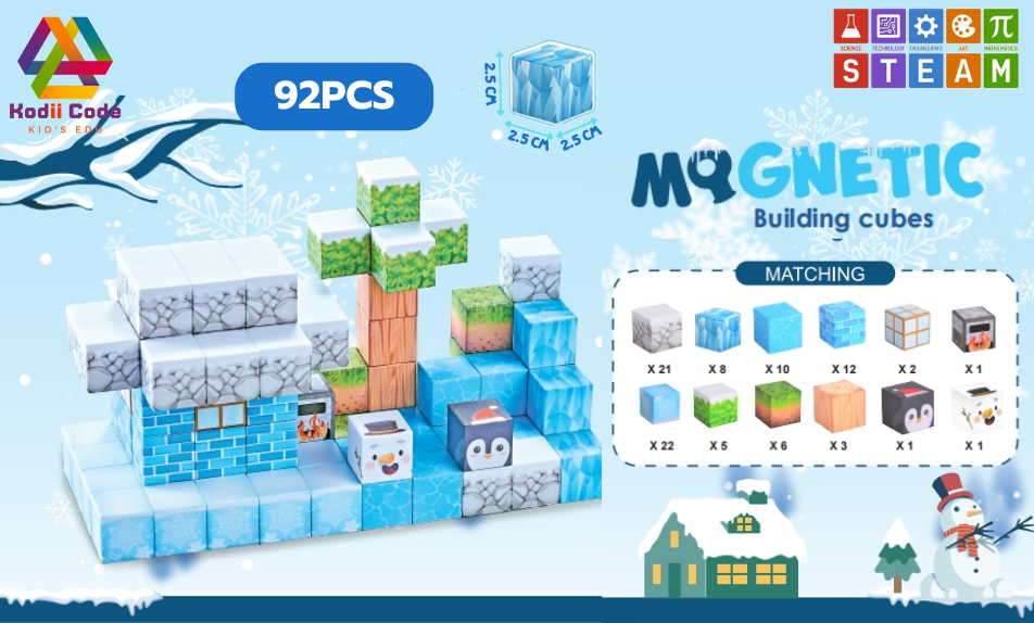 JXD-1264 ice 92PCS cube 2.5x2.5x2.5 cm