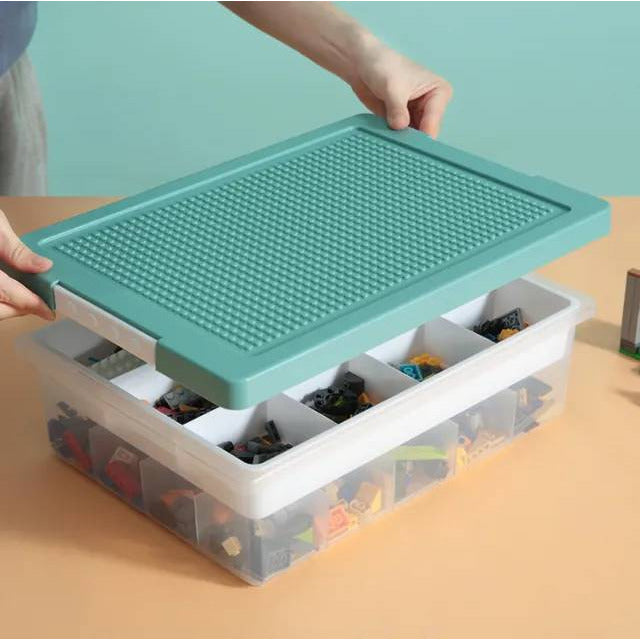 BRICK BOX: Lego storage box with stackable.